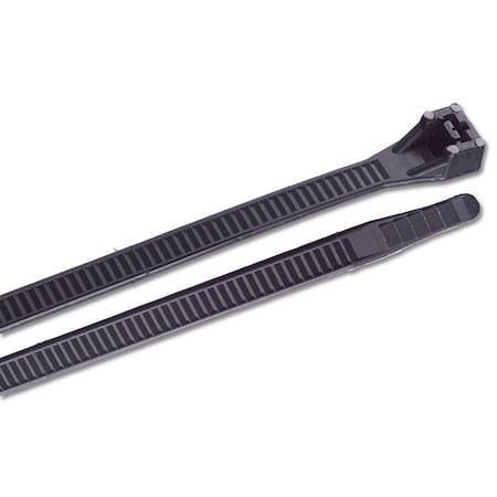 Ancor Cable Tie, 15 in L, 4 in Max Bundle Dia., Black, Nylon 6/6, 124 lb Strength 199259
